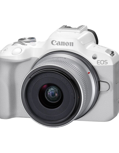 EOS R50 Bianca + RF-S 18-45mm f/4.5-6.3 IS STM
